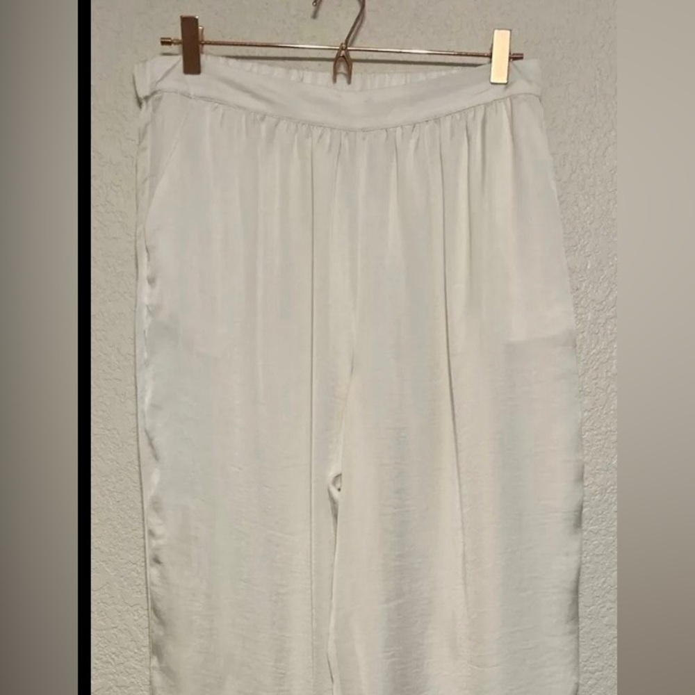 Calvin Klein Palazzo Wide Leg Lined Pants